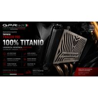 GPR TECH compatible with  Yamaha Tracer 9 2021/2024 e5 GPR TECH Titanium radiator guard  