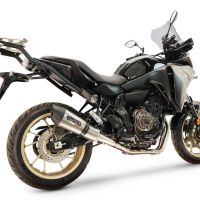 GPR exhaust compatible with Yamaha Tracer 7 2021-2024, New Grand Prix Evo Titanium, Racing full system exhaust, including removable db killer 