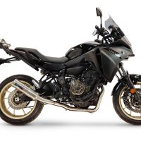 GPR exhaust compatible with Yamaha Tracer 7 GT 2020-2024, M3 Inox , Racing full system exhaust, including removable db killer 