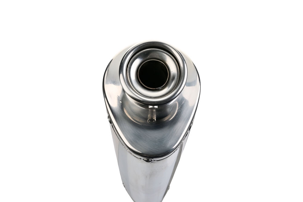 Exhaust compatible with Aprilia Mana 850 Gt 2007-2016, Trioval, Mid-Full system exhaust including removable db killer 