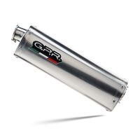 Exhaust compatible with Benelli Trk 502 2021-2024, Trioval, Slip-on exhaust including link pipe and removable db killer 
