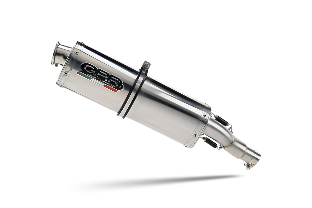 Exhaust compatible with Suzuki SV650 SV650S 1999-2002, Trioval, Mid-Full system exhaust including removable db killer 