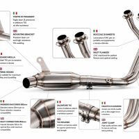 GPR exhaust compatible with Yamaha YZF R7 2021-2024, M3 Inox , full system exhaust legal for UK and non-EU countries including removable db killer 