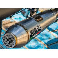 GPR exhaust compatible with Ural Gear Up 2017-2019, Ultracone, Homologated legal mid-full system exhaust including removable db killer 