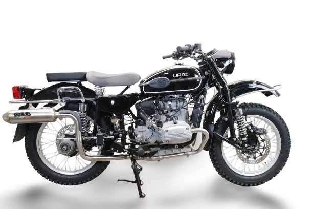 Exhaust compatible with Ural Gear Up 2020-2024, Ultracone, Full system exhaust, including removable db killer 