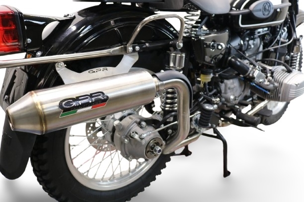 Exhaust compatible with Ural Gear Up 2020-2024, Ultracone, Full system exhaust, including removable db killer 