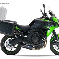 GPR TECH compatible with  Kawasaki Versys 650 2015/2016 e3 GPR TECH Pair of side cases aluminum made, black color with specific pannier holder Capacity 38 LT. + 38 LT.