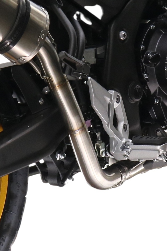GPR exhaust compatible with  Voge 625DSX 2024-2025, Satinox , Slip-on exhaust including removable db killer and link pipe, EPA-compliant 