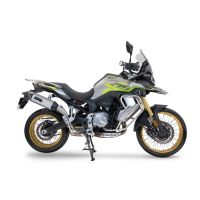 GPR exhaust compatible with Voge 900DSX 2024-2025, Furore-X Titanio, Homologated legal slip-on exhaust including removable db killer and link pipe 