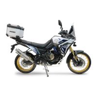 Top case GPR TECH compatible with  Voge DS 800 Rally 2025/2026 e5 plus GPR TECH Top case in aluminum, silver color with specific plate included Capacity 35 LT.