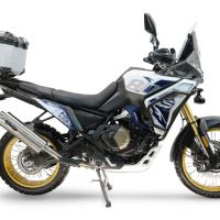 Top case GPR TECH compatible with  Voge DS 800 Rally 2025/2026 GPR TECH Top case in aluminum, silver color with specific plate included Capacity 35 LT.