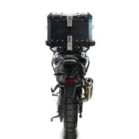Top case GPR TECH compatible with  Voge DS 800 Rally 2025/2026 GPR TECH Top case in aluminum, black color with specific plate included Capacity 35 LT.