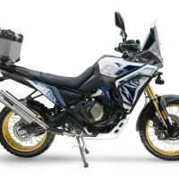  Voge DS 800 Rally 2025/2026 GPR TECH Top case in Titanium , Titanium Natural color with specific plate included Capacity 35 LT.