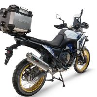  Voge DS 800 Rally 2025/2026 GPR TECH Top case in Titanium , Titanium Natural color with specific plate included Capacity 35 LT.