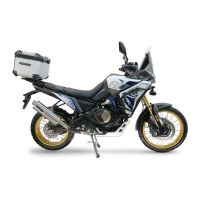 Top case GPR TECH compatible with  Voge DS 800 Rally 2025/2026 e5 plus GPR TECH Top case in aluminum, silver color with specific plate included Capacity 45 LT.