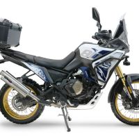 Top case GPR TECH compatible with  Voge DS 800 Rally 2025/2026 GPR TECH Top case in aluminum, black color with specific plate included Capacity 55 LT.