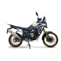 GPR exhaust compatible with Voge DS 800 Rally 2025-2026, Furore-X Acciaio Inox, Racing slip-on exhausts including link pipe and removable db killer 