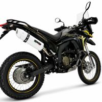 GPR exhaust compatible with Voge 300Rally 2025-2026, Albus Evo4, Homologated legal slip-on exhaust including removable db killer, link pipe and catalyst 