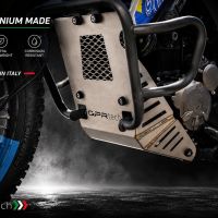 GPR TECH compatible with  Voge 300Rally 2022/2024 e5 GPR TECH Titanium Skid plate 
