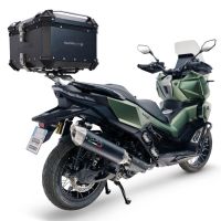 GPR exhaust compatible with Voge SR 450 X 2026-2027, Furore-X Scooter, Racing full system including manifold and removable db killer 