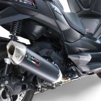 GPR exhaust compatible with  Bmw C400X / C400GT 2019-2020, Furore-X Scooter, Slip-on exhaust including removable db killer, link pipe and catalyst,  EPA-compliant 