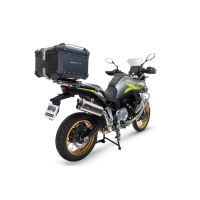 GPR TECH compatible with  Voge 900DSX 2024/2025 e5 GPR TECH Top case in aluminum, black color with specific plate included Capacity 45 LT.