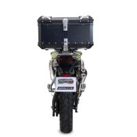 GPR TECH compatible with  Voge 900DSX 2024/2025 e5 GPR TECH Top case in aluminum, black color with specific plate included Capacity 55 LT.