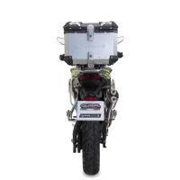 GPR TECH compatible with  Voge 900DSX 2024/2025 e5 GPR TECH Top case in aluminum, silver color with specific plate included Capacity 35 LT.