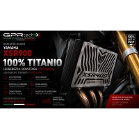 GPR TECH compatible with  Yamaha Xsr 900 2022/2024 e5 GPR TECH Titanium radiator guard  