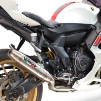 GPR exhaust compatible with Yamaha YZF R7 2021-2024, Deeptone Inox, Homologated legal full system exhaust, including removable db killer and catalyst 