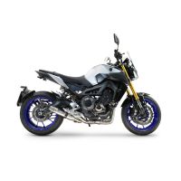 GPR exhaust compatible with Yamaha XSR900 2016-2020, Deeptone Inox, Racing full system exhaust, including removable db killer 