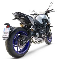 GPR exhaust compatible with Yamaha Mt-09 2014-2016, Deeptone Inox, Racing full system exhaust, including removable db killer 