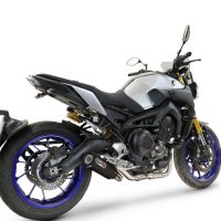 GPR exhaust compatible with Yamaha Tracer 900 GT  2018-2020, M3 Black Titanium, full system exhaust legal for UK and non-EU countries including removable db killer 