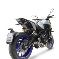 GPR exhaust compatible with Yamaha Tracer 900 GT  2018-2020, M3 Black Titanium, full system exhaust legal for UK and non-EU countries including removable db killer 