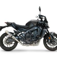 GPR exhaust compatible with Yamaha Mt-09 2021-2024, Deeptone Inox, Racing full system exhaust  