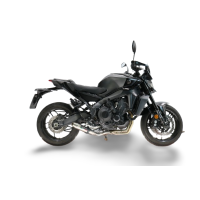 GPR exhaust compatible with Yamaha Mt-09 2021-2024, Deeptone Inox, Racing full system exhaust, including removable db killer 