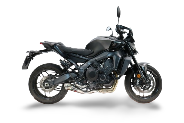 GPR exhaust compatible with Yamaha Mt-09 2021-2024, Powercone Evo, Racing full system exhaust, including removable db killer 