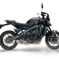 GPR exhaust compatible with Yamaha Mt-09 2021-2024, Powercone Evo, Racing full system exhaust, including removable db killer 