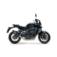 GPR exhaust compatible with Yamaha Mt-09 2025-2026, GP-Revo Black Titanium, Homologated silencer for noise including full line,db killer and catalyst compliant for inspection 