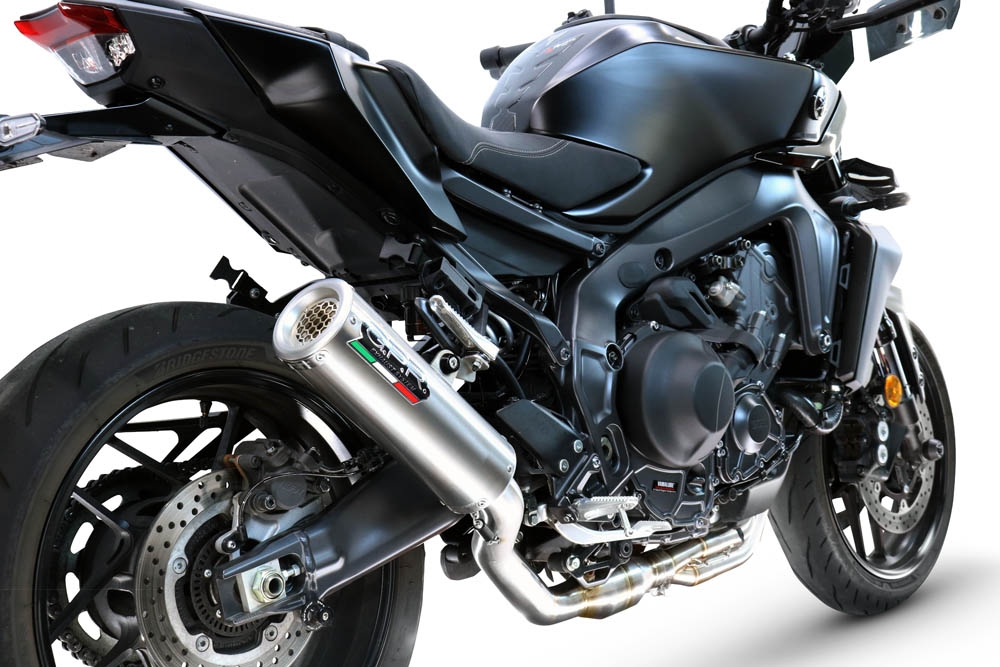 GPR exhaust compatible with Yamaha Mt-09 2025-2026, M3 Inox , Homologated legal full system exhaust, including removable db killer and catalyst 