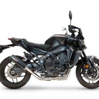 GPR exhaust compatible with Yamaha Mt-09 2025-2026, M3 Black Titanium, Racing full system exhaust, including removable db killer 