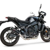 GPR exhaust compatible with Yamaha Mt-09 2025-2026, M3 Black Titanium, Racing full system exhaust, including removable db killer 
