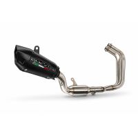 GPR exhaust compatible with Yamaha YZF R7 2021-2024, GP-Revo Black Titanium, Racing full system exhaust, including removable db killer 
