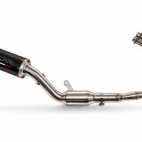 GPR exhaust compatible with Yamaha YZF R7 2021-2024, M3 Black Titanium, full system exhaust legal for UK and non-EU countries including removable db killer 