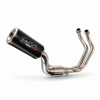 GPR exhaust compatible with Yamaha YZF R7 2021-2024, M3 Black Titanium, full system exhaust legal for UK and non-EU countries including removable db killer 