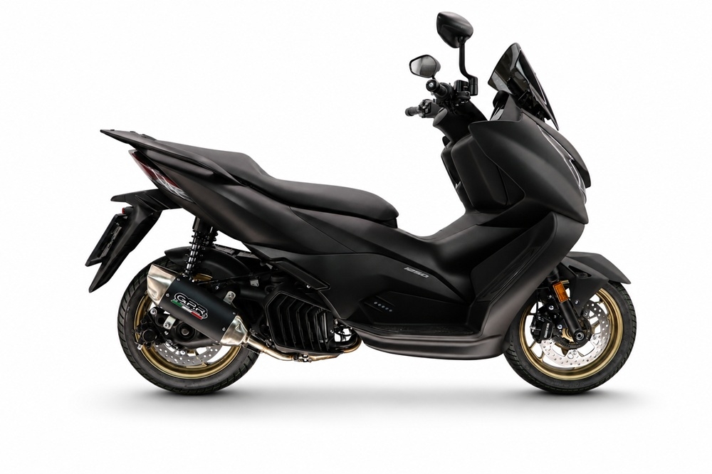 GPR exhaust compatible with Zontes D 125 2022-2024, Furore-X Scooter, Racing full system including manifold and removable db killer 