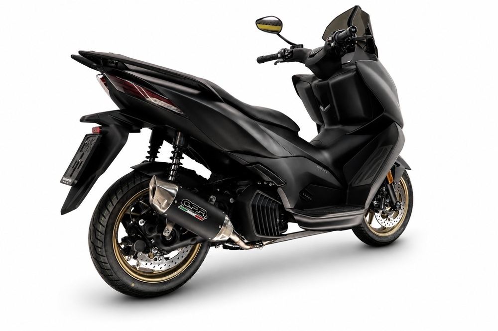 GPR exhaust compatible with Zontes D 125 2022-2024, Furore-X Scooter, Racing full system including manifold and removable db killer 