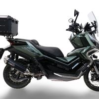 Top case GPR TECH compatible with  Zontes 368 G 2025/2026 GPR TECH Top case in aluminum, silver color, including roof rack and specific plate Capacity 35 LT.