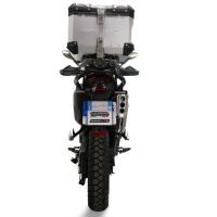 GPR TECH compatible with  Zontes 703 F 2025/2026 GPR TECH Top case in aluminum, silver color with specific plate included Capacity 35 LT.