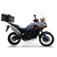 GPR TECH compatible with  Zontes 703 F 2025/2026 GPR TECH Top case in aluminum, black color with specific plate included Capacity 55 LT.
